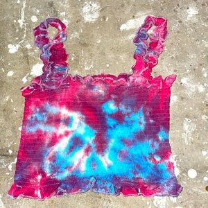Tye dyed crop to